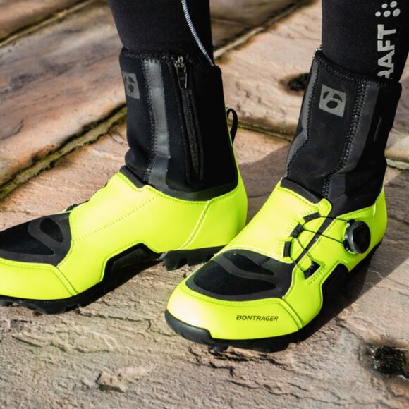 NIB Bontrager JFW Winter high viz Cross Gravel all road Boot 40 7 men 9 women - Picture 5 of 11